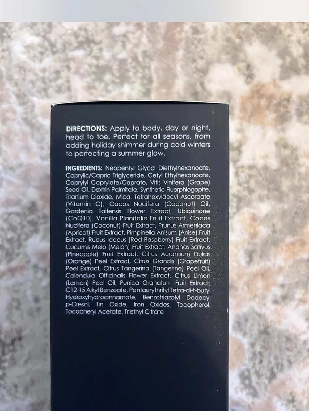 Sunday Riley Fairy Godmother Shimmering Body Oil Gel - Blue and Gold Accents
